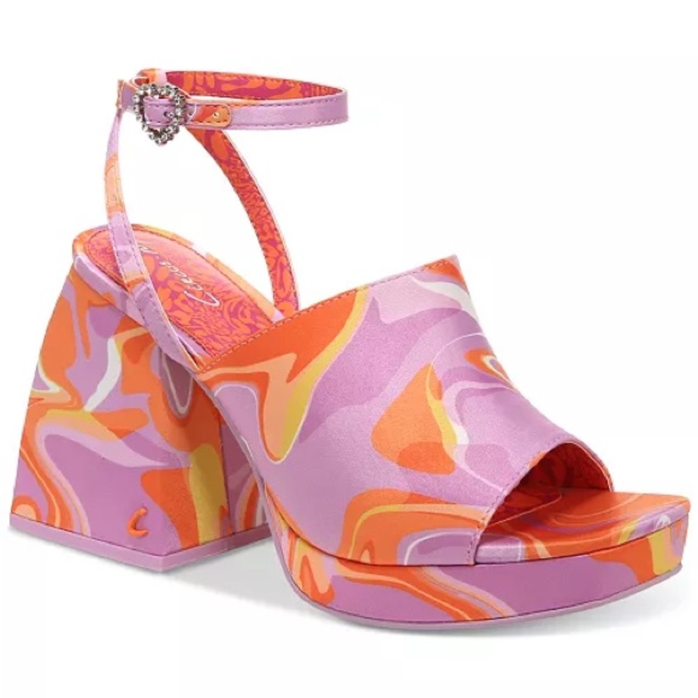 NWOT - Sam Edelman Circus NY - Marble Miranda Two-Piece Platform Sandals